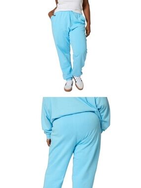 Year of Ours Pastel Blue Sweatpant Joggers NWT